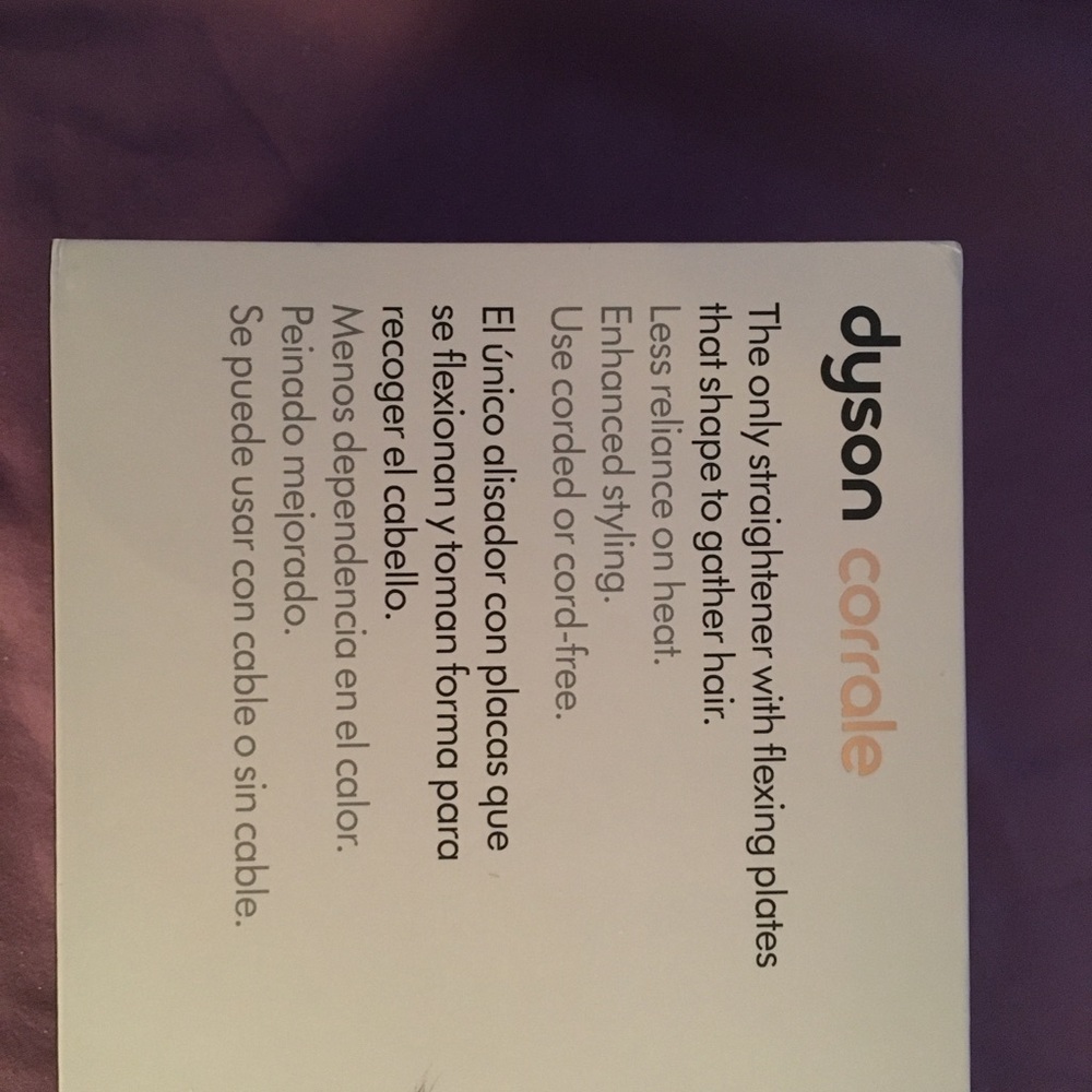 Dyson coralle flat iron